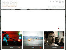 Tablet Screenshot of nickkelly.ie